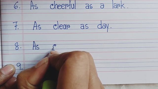 Idiomatic Comparison In English|| As Black As Coal|| As Bright As Day || As Brave As A Lion ||