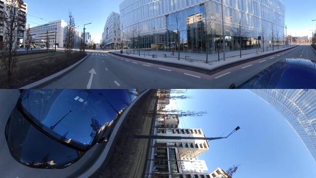 OSLO DRIVE | 4K 360 | Oslo Opera House | Virtual Sightseeing - Insta360 One X - Tesla Model X смотреть онлайн