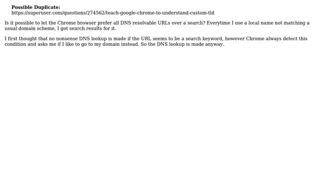 Make Chrome browser prefer DNS over searching смотреть онлайн