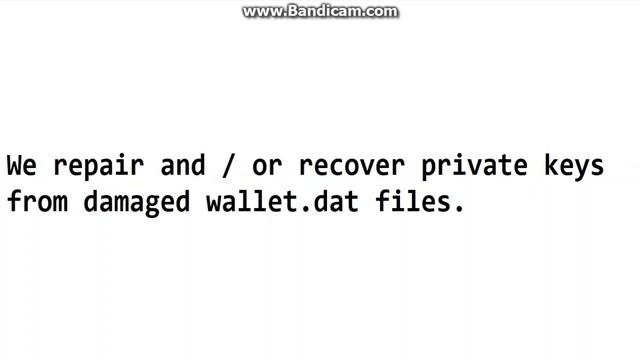 Recover Corrupted Wallet.dat