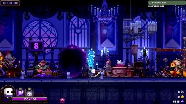 Попытка пройти 8 уровень темного зеркала! Skul: The Hero Slayer смотреть онлайн
