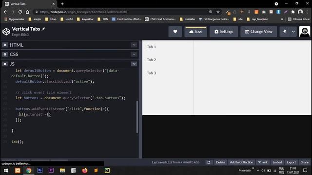 How To Create Vertical Tabs - Dikey Tab Nasıl Yapılır? смотреть онлайн