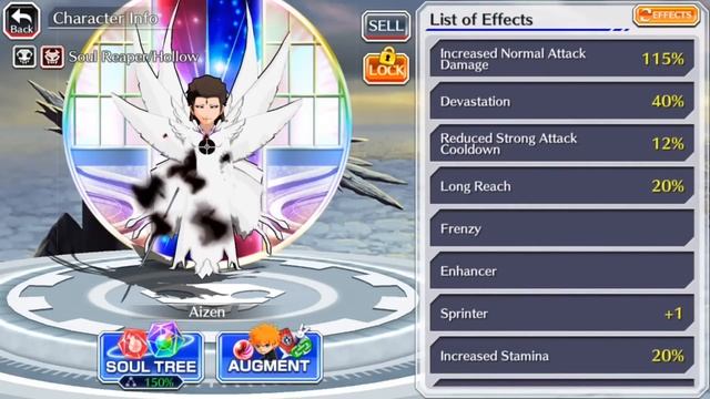 GAMEPLAY AIZEN "4TH FUSION VERSION" (Technique) | Bleach Brave Souls #294 смотреть онлайн