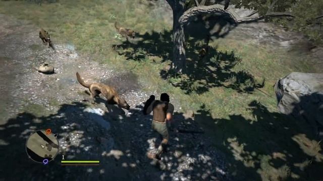 One Hit Kill. Brave Sir (Ser) Gen fights a pack of wolves in Gransys. смотреть онлайн