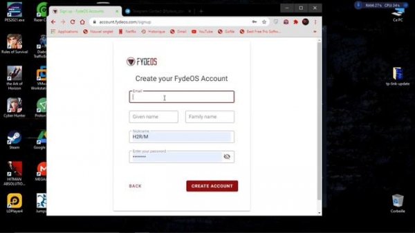 -FYDEOS- FIX ACCOUNT REGISTRATION MESSAGE CONFIRMATION NOT RECEIVING