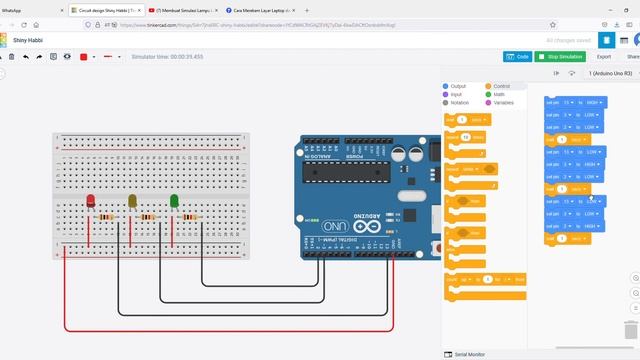 Circuit design Shiny Habbi Tinkercad Mozilla Firefox 30 07 2021 13 18 38 смотреть онлайн