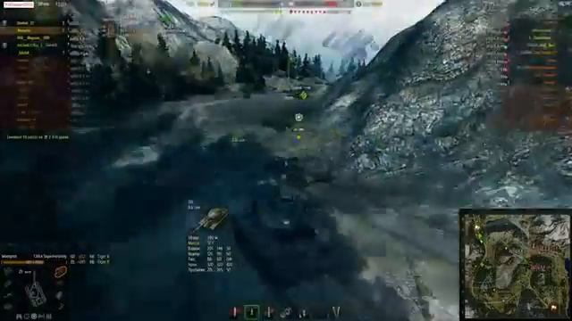 T26E4 SuperPershing Затащил бой! Перевал – Стандартный бой World of Tanks 0 9 9 Full HD WОT смотреть онлайн