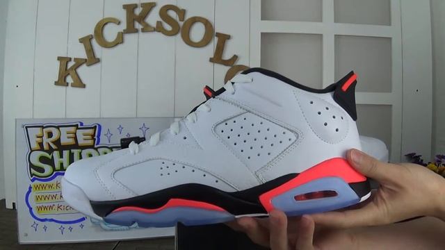 Authentic Air Jordan 6 Low “White Infrared” Review смотреть онлайн