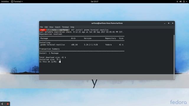 How to open gnome terminal from file filemanager in Fedora26 смотреть онлайн