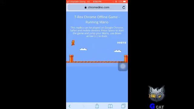 Chrome Dino Game смотреть онлайн