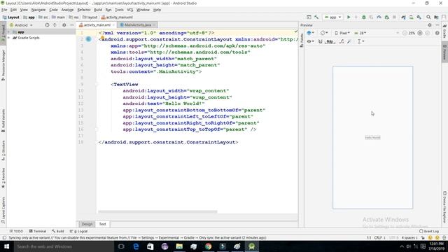 Linear Layout in Android Studio | Android App Development | #1 смотреть онлайн