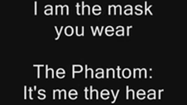 The Phantom Of The Opera Lyrics