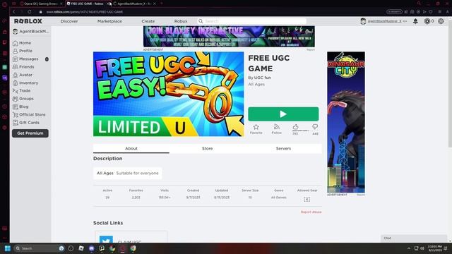 How to Hurry Get "Gamer Chain" | Roblox [ NO ERROR ] (You Must 13+ in Your Roblox Account) смотреть онлайн