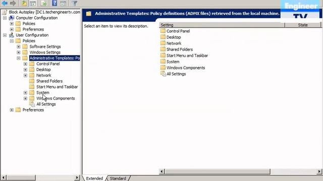 Disable Autoplay via GPO from ADDS - Windows Server 2008 смотреть онлайн