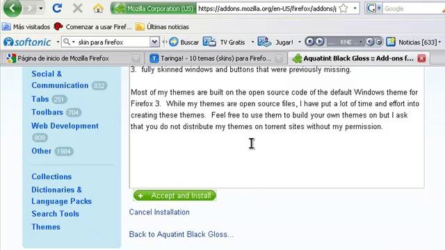 Poner Firefox de Color Negro (skins) смотреть онлайн