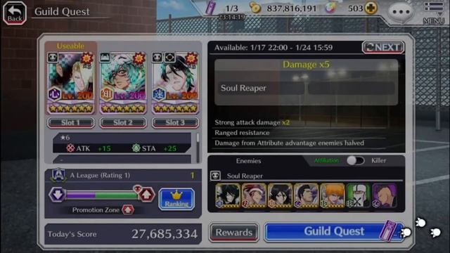 Bleach Brave Souls: Guild Quest Melee Soul Reaper killer Green boss Week смотреть онлайн