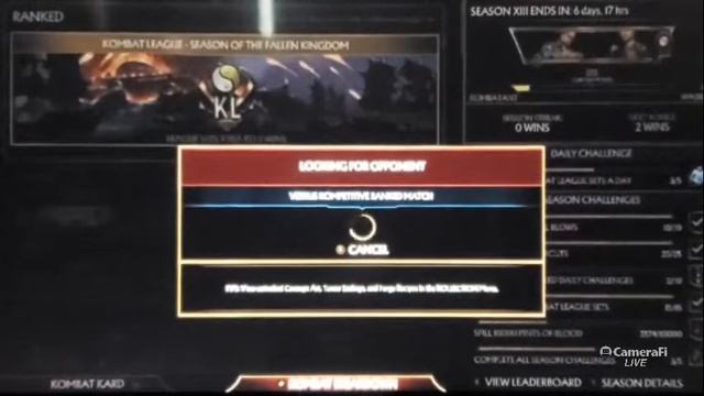 MK11 Switch Handheld Mode Live Kombat League 9/1/2020 смотреть онлайн