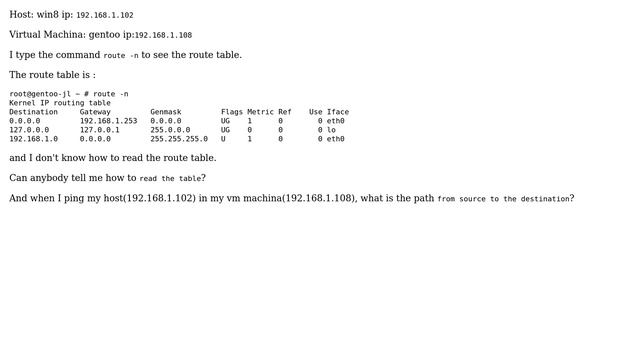 How to read the route table? смотреть онлайн