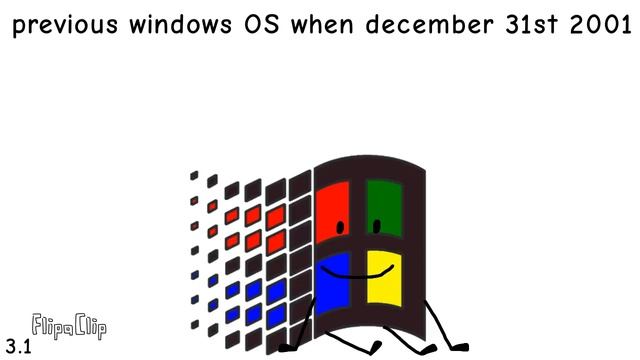 previous windows OS when december 31st 2001... смотреть онлайн