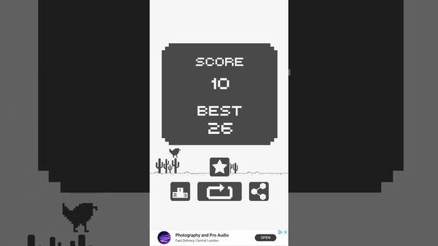 Playing chrome Dino run for first time #gameplay 1 смотреть онлайн