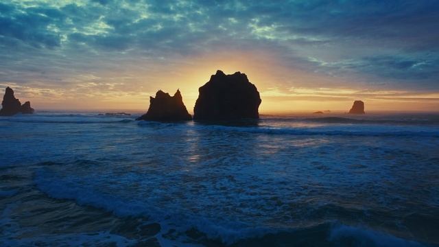 macOS Sonoma wallpaper/screensaver collection: the sunset of Oregon смотреть онлайн