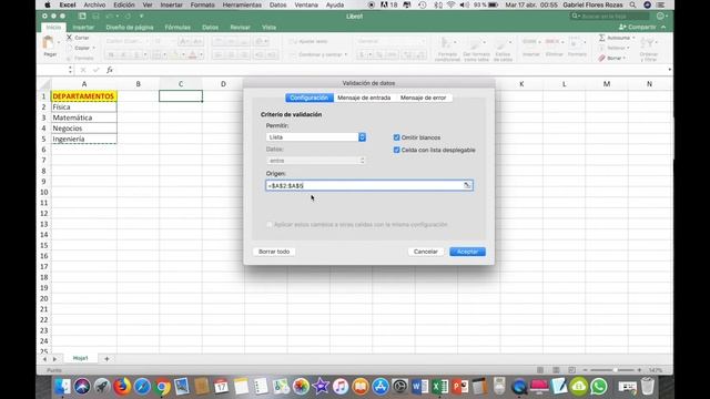 Excel: Validación (macOS) смотреть онлайн