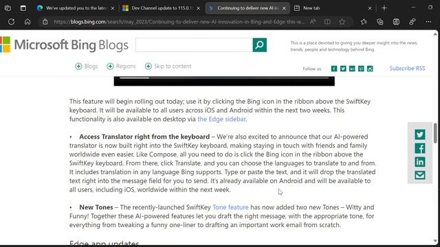 Microsoft Dev Channel update to 115 0 1851 0 is live - microsoft community смотреть онлайн