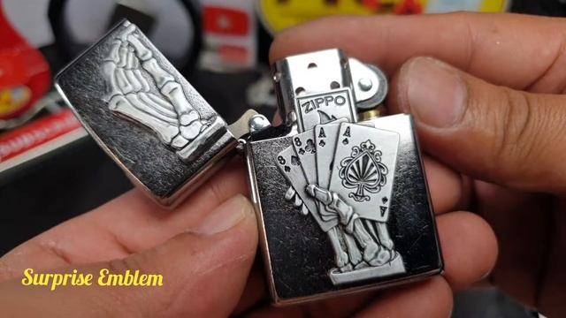 Zippo DEAD MAN'S HAND EMBLEM (49536) | Street Chrome | Zippo Regular Surprise Emblem | ARCz-215 смотреть онлайн