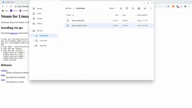 How to Get Steam On a Chromebook 2020!! смотреть онлайн