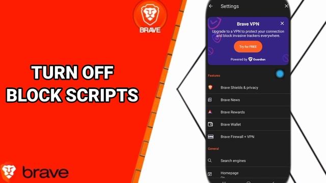How To Turn Off Block Scripts On Brave Private Web Browser App смотреть онлайн