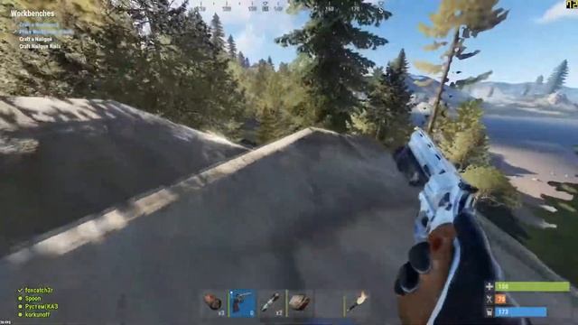 Rust - Зарейдил каменный дом дробовиком на классике. смотреть онлайн