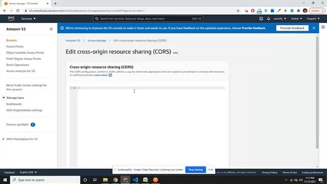Step 2 Enable cors - Capture an image with a webcam and send it for inference to AWS SageMaker смотреть онлайн