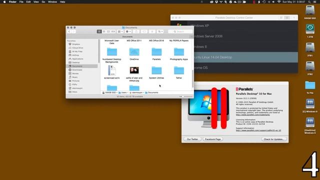 Parallels 10 Running Ubuntu and Windows 8 Simultaneously смотреть онлайн