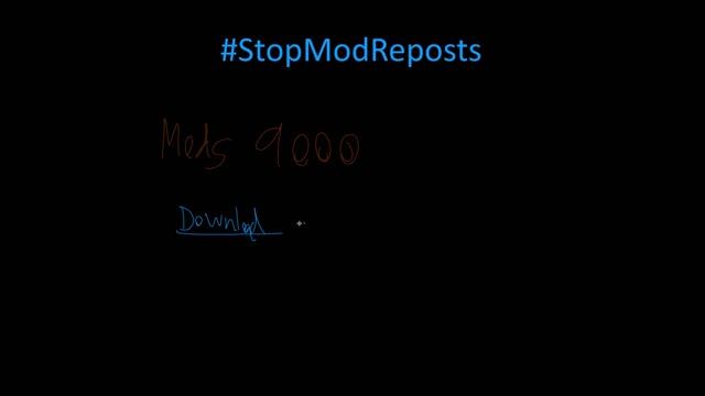 The Stop Mod Reposts campaign explained смотреть онлайн