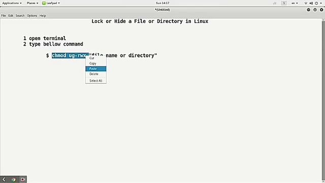 How to Lock or Hide file in Linux смотреть онлайн