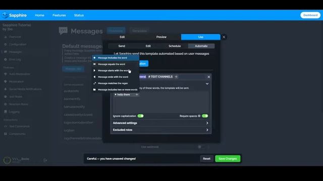 Sapphire Tutorials 4.3 - Messages (Use-Tab) смотреть онлайн