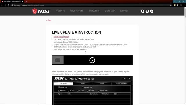 How to fix MSI live update 6 (All issues, including no internet bug) смотреть онлайн