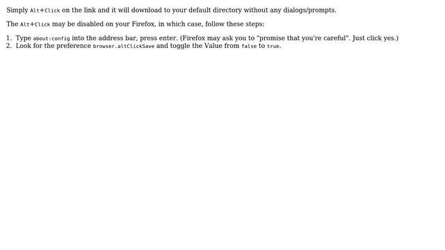 Skipping the download dialog in Firefox (7 Solutions!!) смотреть онлайн