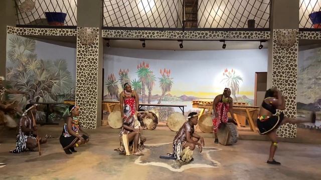 Zulu Dancing At The Zulu Nyala Cultural Center.
