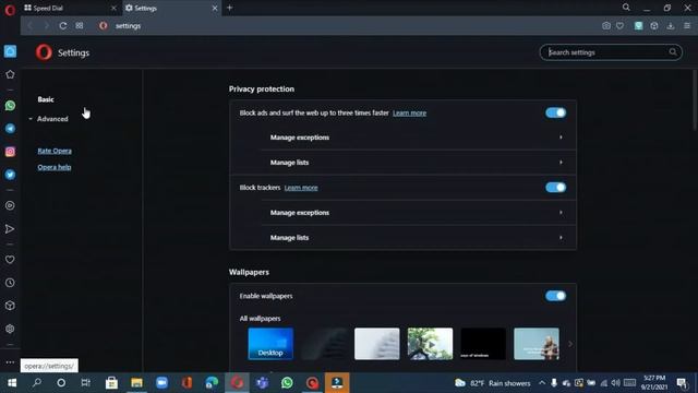 Do You Know How To Manage Side Bar Setting In Opera