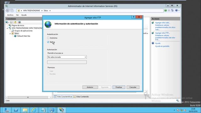 Configuracion de ftp en windows server 2012 смотреть онлайн