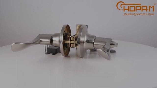 Ручки с защелкой ЗВ3-01 ключ/фиксатор ECO, цвет матовый никель смотреть онлайн