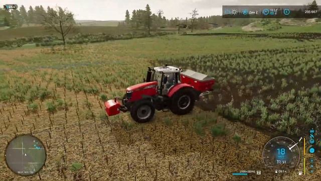 Стрим на карте Ничейная земля (FS22_no_Mans_Land) (Без микрофона) с приятной музыкой))) смотреть онлайн