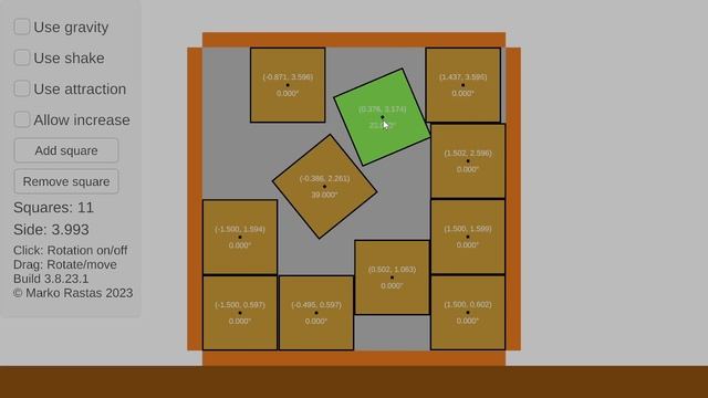 Square Packing Problem Solving Online Tool смотреть онлайн