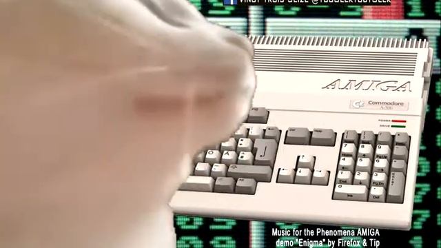 The Cat & "Enigma" - music by Firefox & Tip, for the Phenomena Demo (1991) смотреть онлайн