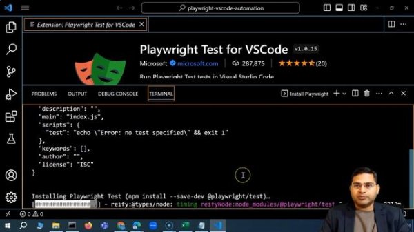 Playwright Tutorial #4 - How to Install Playwright in VS Code