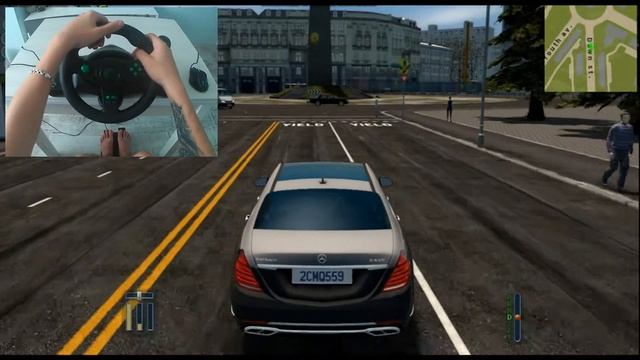 Mercedes Maybach - City Car Driving смотреть онлайн