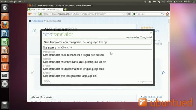 Nice Translator, um tradutor simples e extremamente rápido! [Firefox] смотреть онлайн