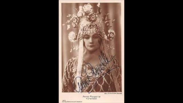 Anne Roselle; "In questa reggia"; (Sung in German); TURANDOT; Giacomo Puccini смотреть онлайн