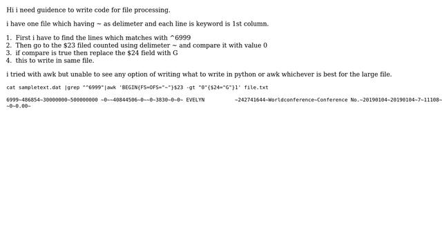 Unix & Linux: File read, compare and replace based on comparison in text file смотреть онлайн